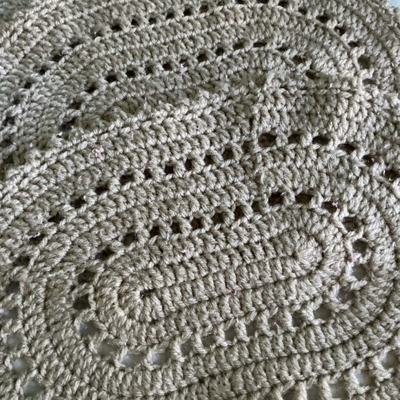 Handmade Crochet Boho Placemates - Picture 4 of 5
